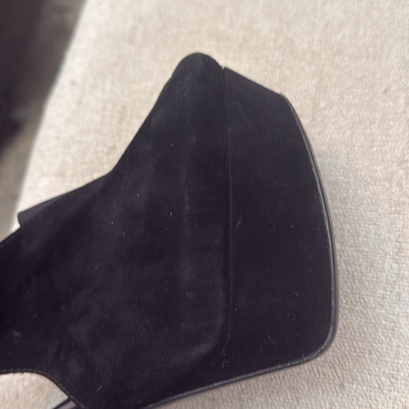 Fendi Women's Black Suede Heeled Sandals - Picture 4 of 9